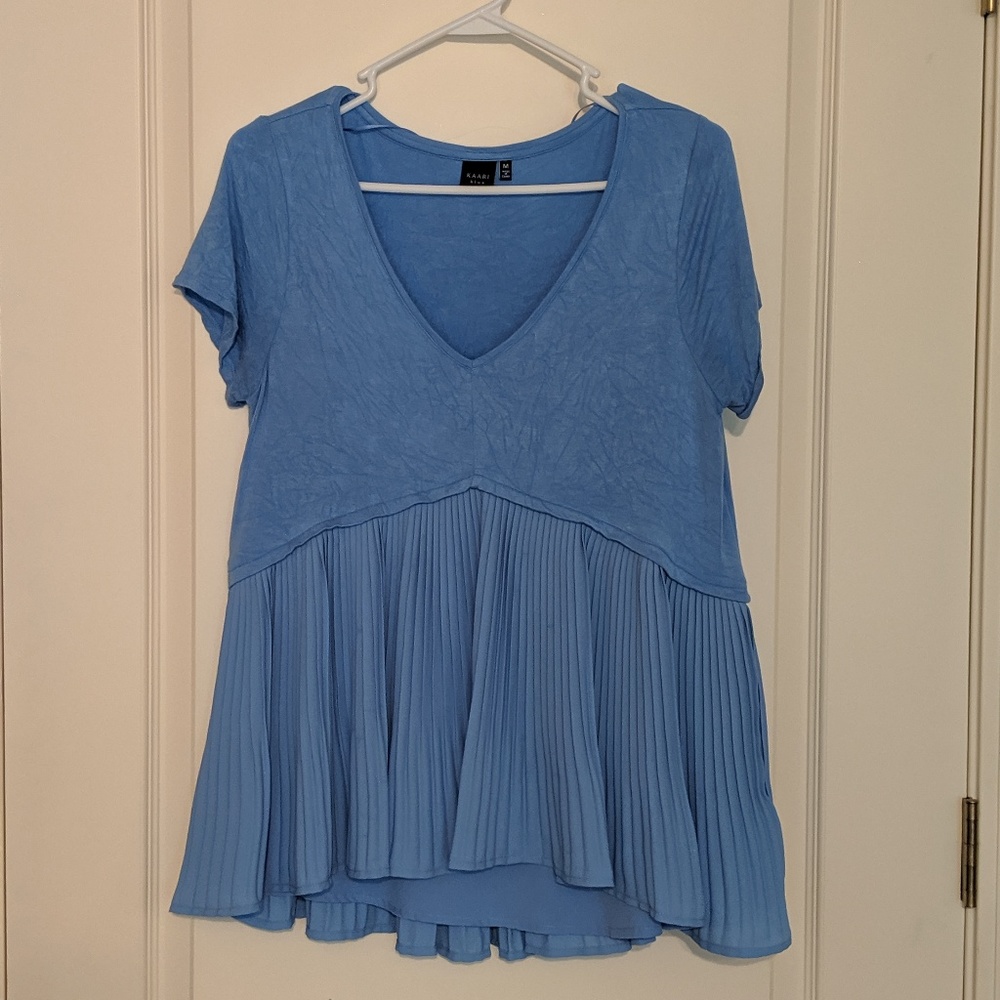 Flowy Peplum Top by Kaari Blue